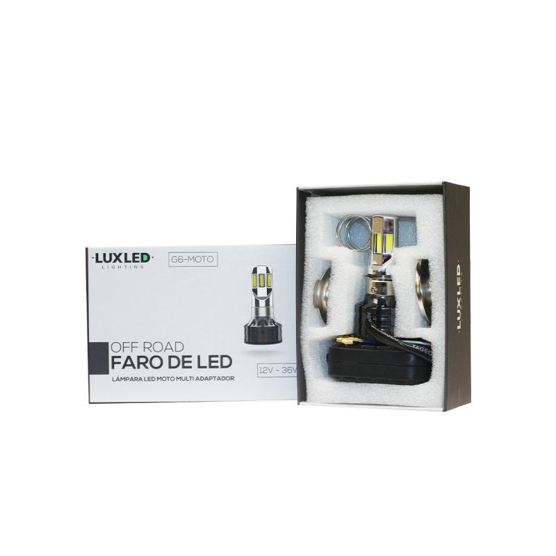 Imagen ilustrativa de LAMPARA LED MOTO MULTI ADAPTADOR 12V 36W 22000 LUX