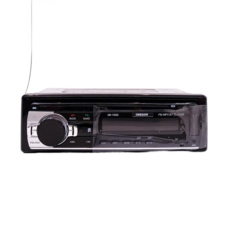 Imagen ilustrativa de 1 DIN CON BLUETOOTH, AUX, MP3, FM, FRENTE FIJO,  CONTROL REMOTO, TARJETA SD,