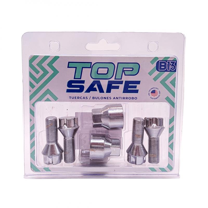 Imagen ilustrativa de CONJUNTO DE 4 BULONES + 2 LLAVES MEDIDAS PASO DE ROSCA 12X1.25, HEXAGONO 17MM, LARGO 26MM. MARCAS: ALFA ROMEO / PEUGEOT / CITROEN