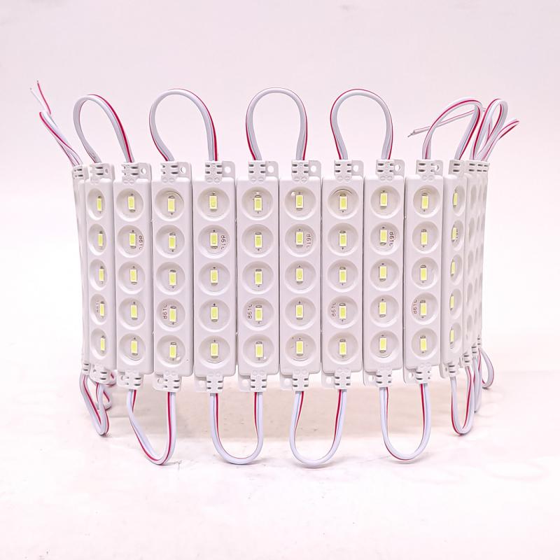 Imagen ilustrativa de 5 LED COB CIRCULAR AUTOADHESIVO 12V COLOR BLANCO 7CM X 1,5CM CANTIDAD POR CAJA MASTER 2000