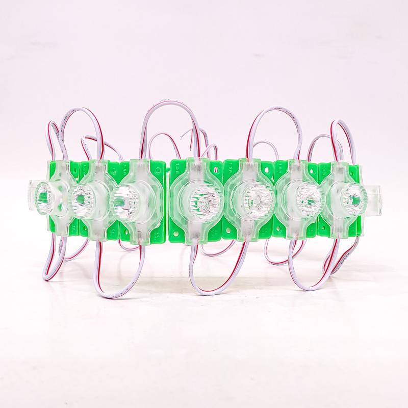 Imagen ilustrativa de 1 LED SMD CON LUPA AUTOADHESIVO 12V COLOR VERDE 4,5CM X 3CM