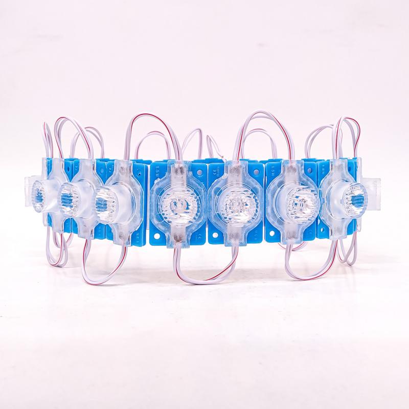 Imagen ilustrativa de 1 LED SMD CON LUPA AUTOADHESIVO 12V COLOR AZUL 4,5CM X 3CM