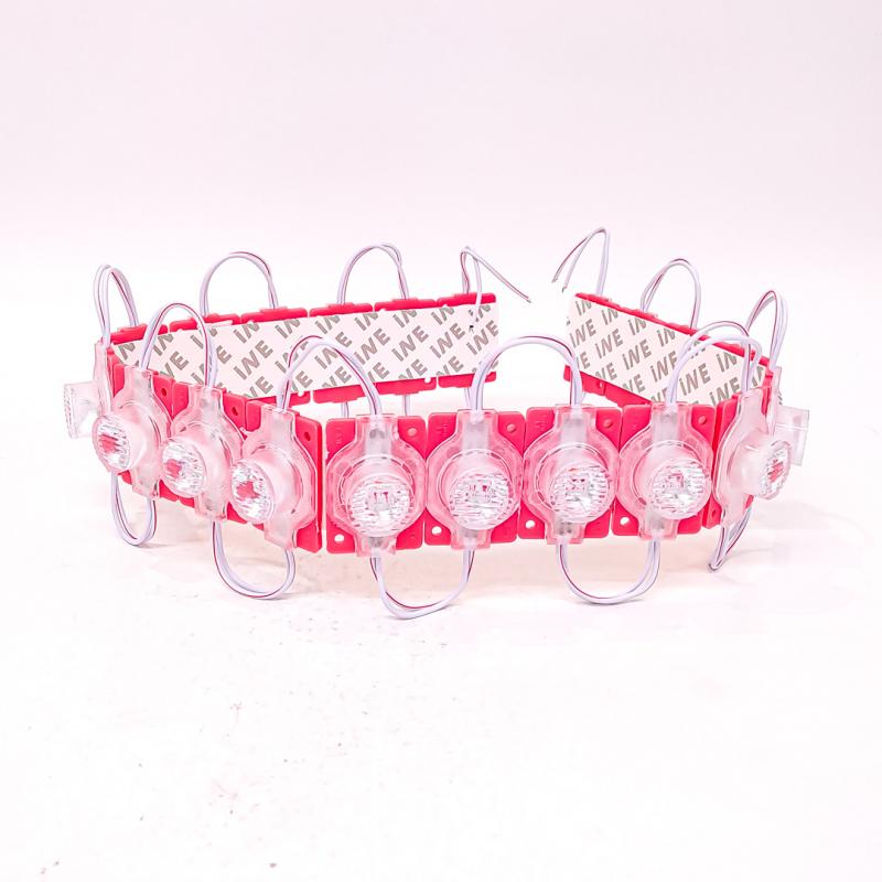 Imagen ilustrativa de 1 LED SMD CON LUPA AUTOADHESIVO 12V COLOR ROJO 4,5CM X 3CM