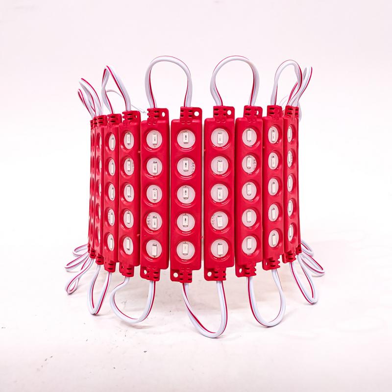 Imagen ilustrativa de 5 LED COB CIRCULAR AUTOADHESIVO 12V COLOR ROJO 7CM X 1,5CM CANTIDAD POR CAJA MASTER 2000