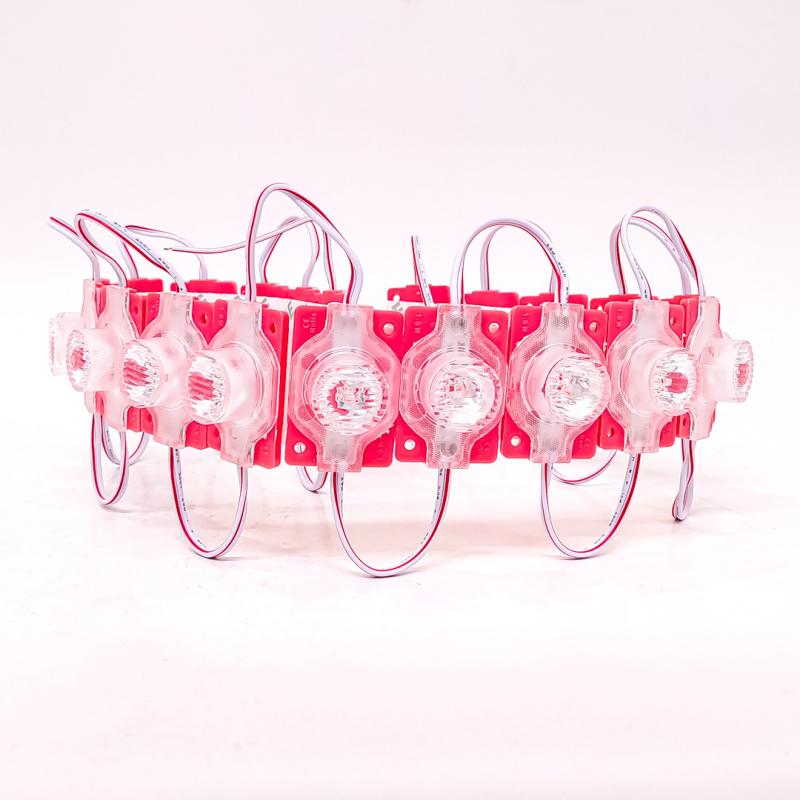 Imagen ilustrativa de 1 LED SMD CON LUPA AUTOADHESIVO 12V COLOR VIOLETA 4,5CM X 3CM