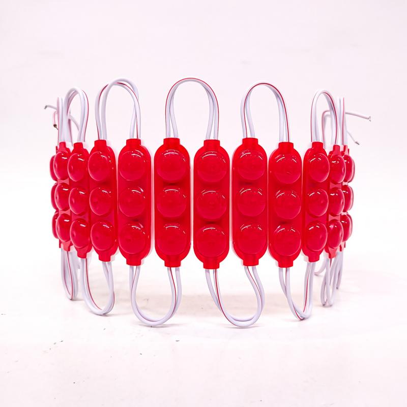 Imagen ilustrativa de 3 LED COB CIRCULAR FUME AUTOADHESIVO 12V COLOR ROJO 7CM X 1,5CM CANTIDAD POR CAJA MASTER 2000