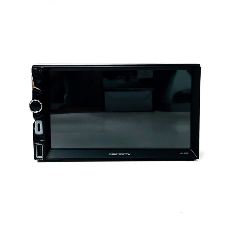 Imagen ilustrativa de 2 DIN 7" CON TOUCH SCREEN, CARPLAY & ANDROID AUTO, BLUETOOTH, AM / FM RADIO, CONEXION USB Y CARGADOR TIPO C, RGB, FICHA ISO, POTENCIA 4*45W, INCLUYE CONTROL REMOTO