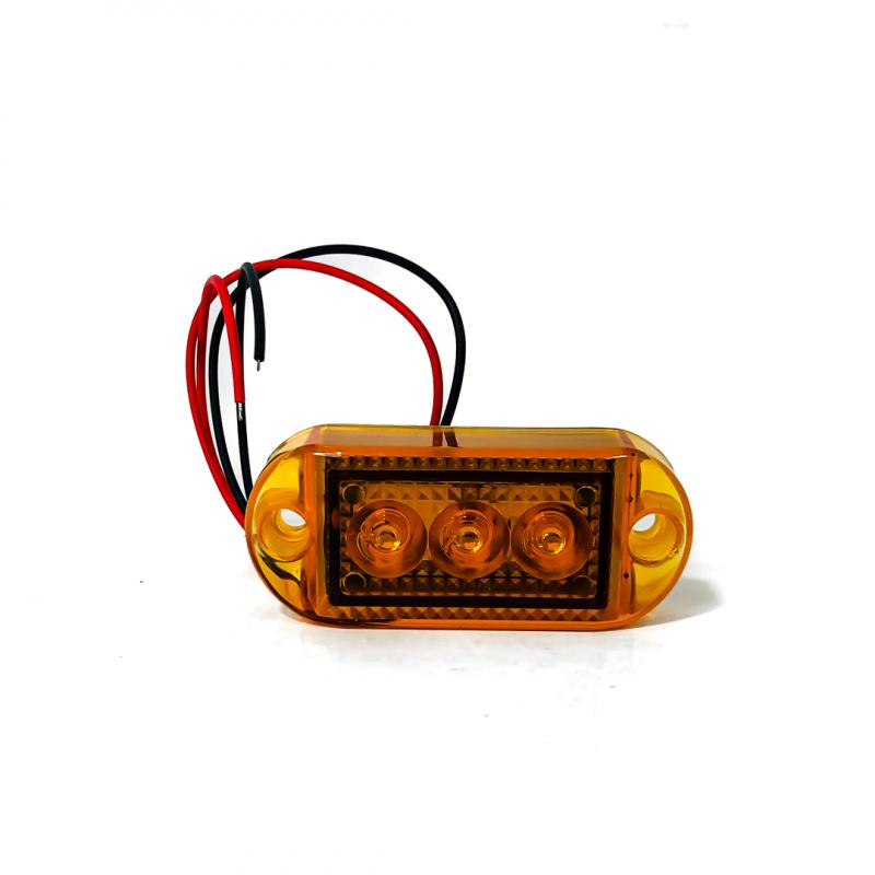 Imagen ilustrativa de SENALIZACION LATERAL 7 CM X 3 CM COLOR AMBAR 12V / 24V FUNCION FIJA WHITE 12-24V