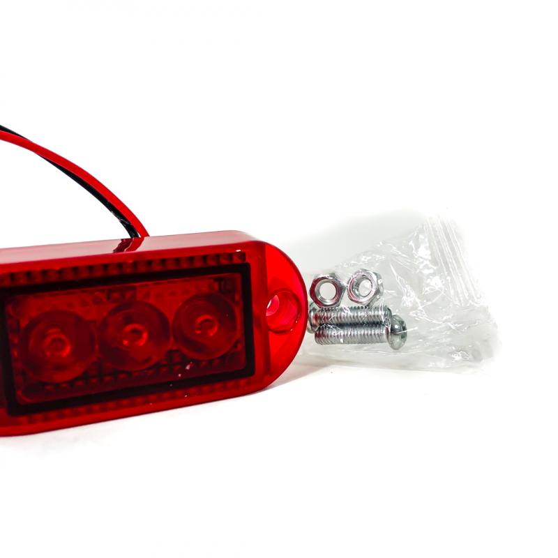 Imagen ilustrativa de SENALIZACION LATERAL 7 CM X 3 CM COLOR ROJO 12V / 24V FUNCION FIJA WHITE 12-24V