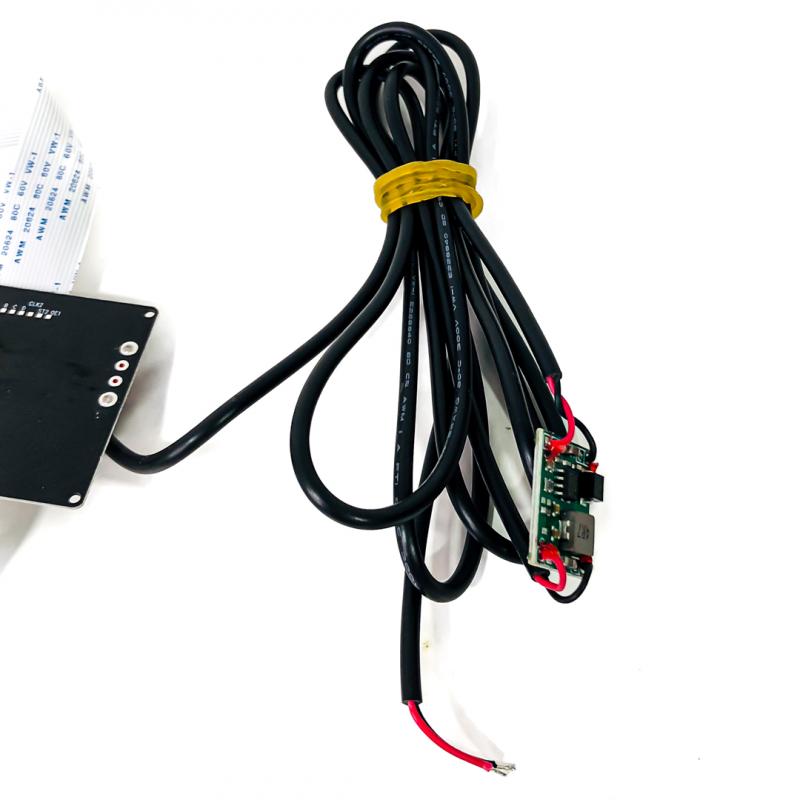 Imagen ilustrativa de JUEGO DE PANELES TRAPEZOIDALES 3.5" PARA USO EN PARABRISAS Y LUNETA CON CONEXION USB Y CONTROL DESDE APP