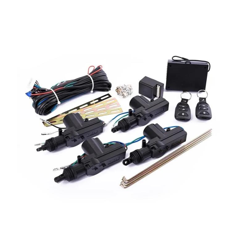 Imagen ilustrativa de KIT DE CIERRE CENTRALIZADO UNVIERSAL (2 MASTER + 2 ESCLAVOS) CON CONTROL REMOTO