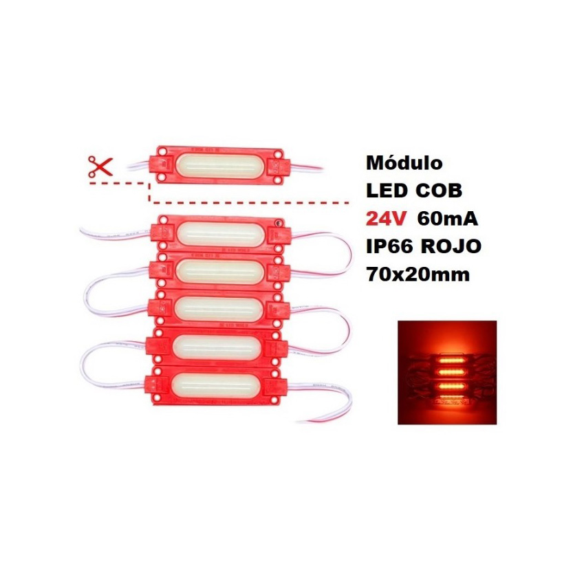 Imagen ilustrativa de MODULO COB ROJO 24V