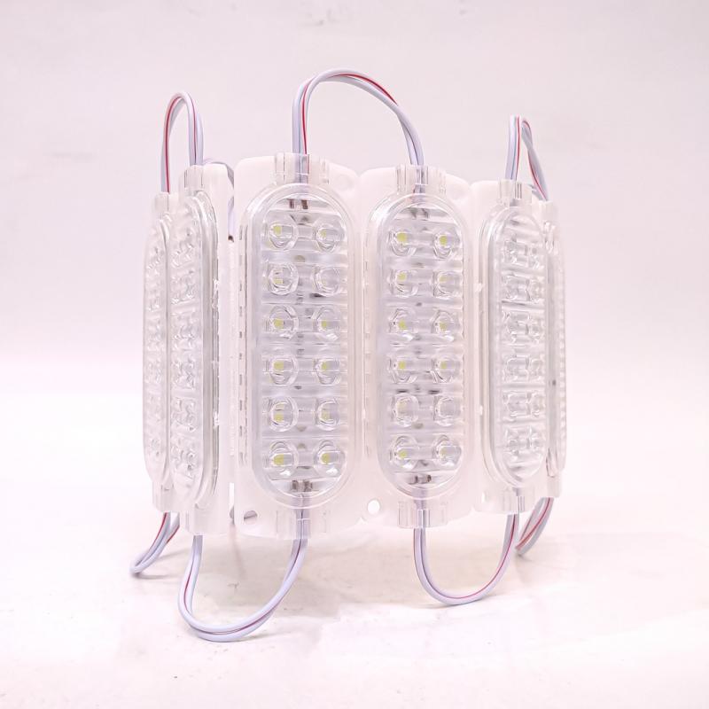 Imagen ilustrativa de 12 LED SMD AUTOADHESIVO 12V COLOR BLANCO 10CM X 3CM
