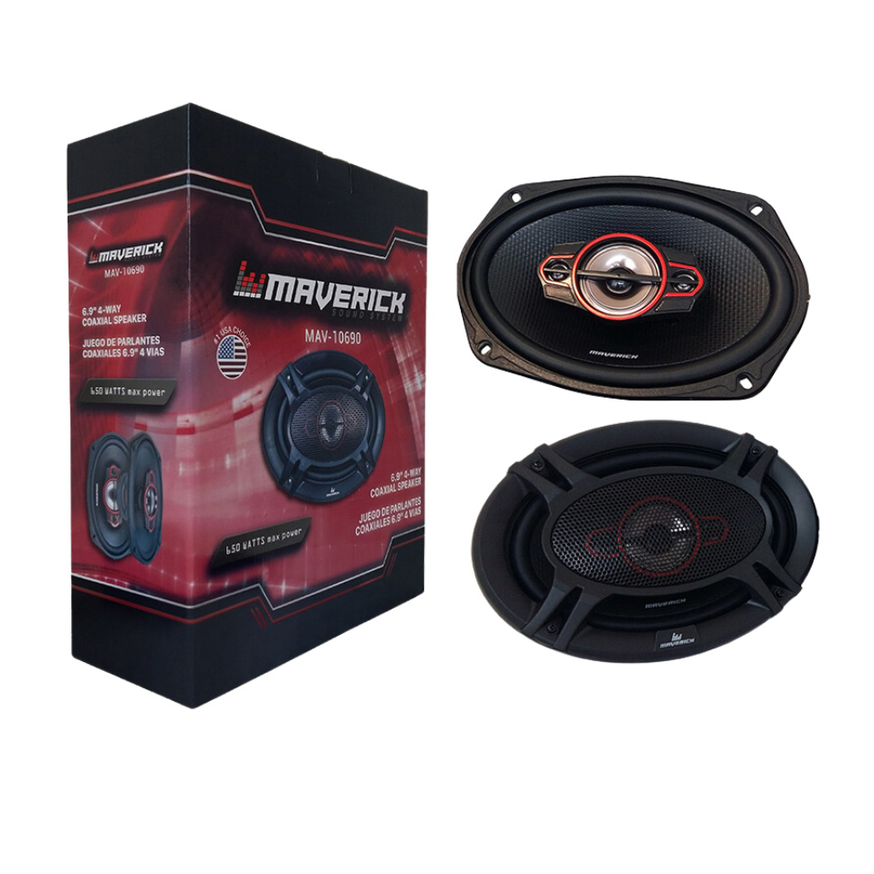 Imagen ilustrativa de Juego de parlantes coaxiales 6×9 – 4 vias